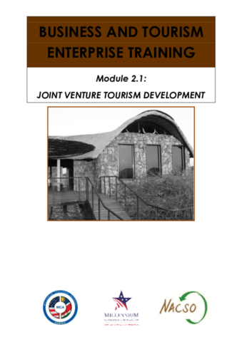 2.01 Joint Venture Tourism Development