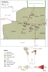 Nyae Nyae Conservancy Profile Map 2019