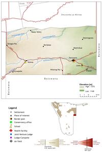 Otjombinde Conservancy Profile Map 2019